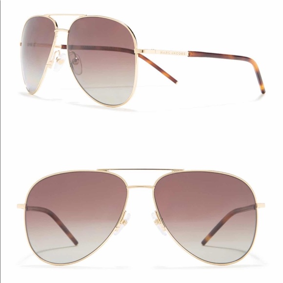 Marc Jacobs Accessories - NWT Marc Jacobs Polarized 59mm Aviator Sunglasses